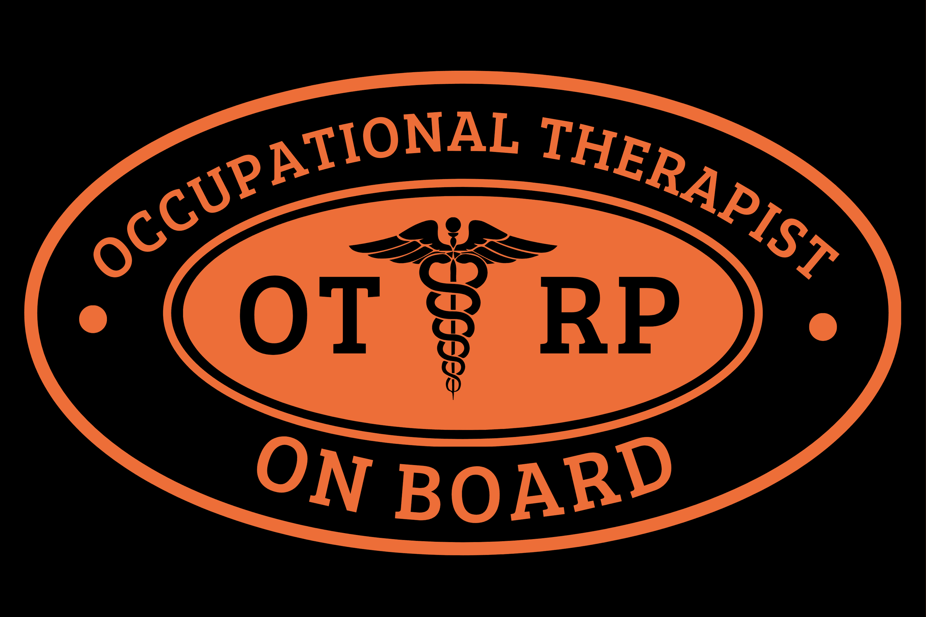 OTRP Car Emblem for Occupational Therapists (Premium Quality) - Image 1