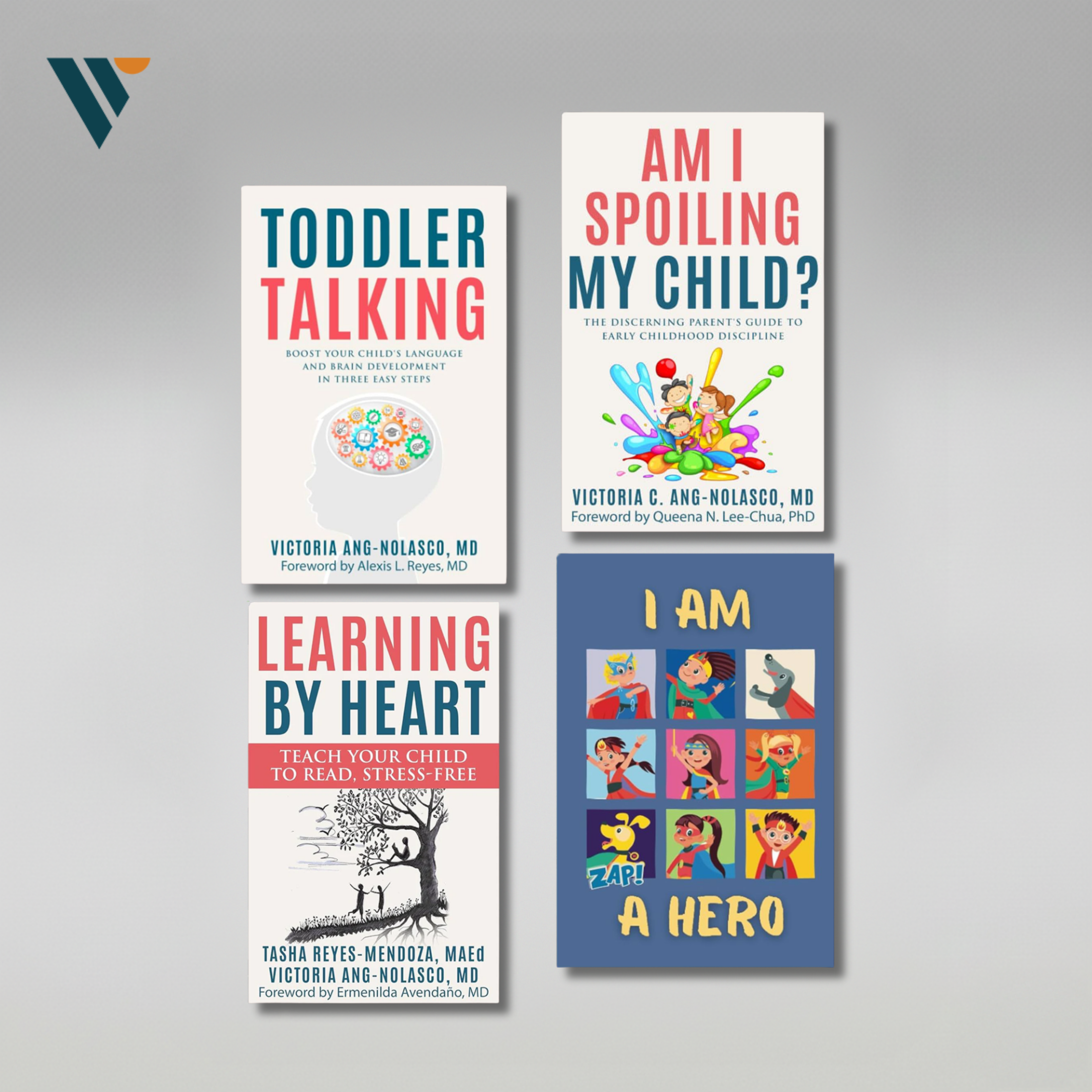 BOOK BUNDLE: 4S AM I SPOILING MY CHILD+TODDLER TALKING+LEARNING BY HEART+I AM A HERO