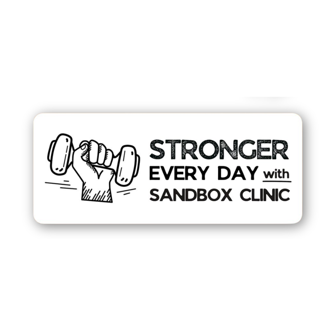 CAR STICKER PATIENT (STRONGER EVERYDAY) REHAB PT OT SLP