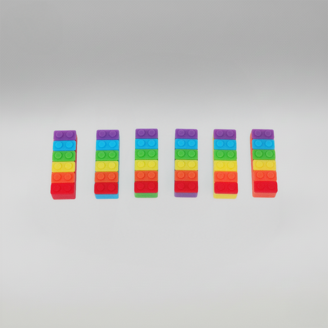 Prism Brick Pencil Chew Toppers